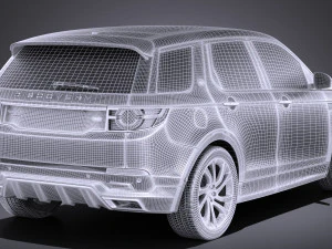 Land Rover Discovery Sport Dynamic 2017 vray 3D Model