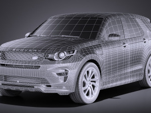 Land Rover Discovery Sport Dynamic 2017 vray 3D Model