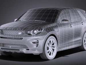 Land Rover Discovery Sport Dynamic 2017 vray 3D Model