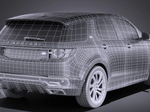 Land Rover Discovery Sport Dynamic 2017 vray 3D Model