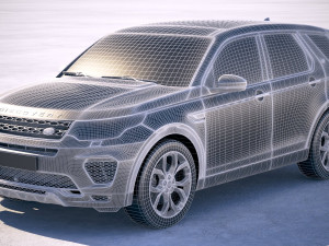 Land Rover Discovery Sport Landmark 2019 3D Модель
