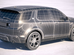 Land Rover Discovery Sport Landmark 2019 3D Модель