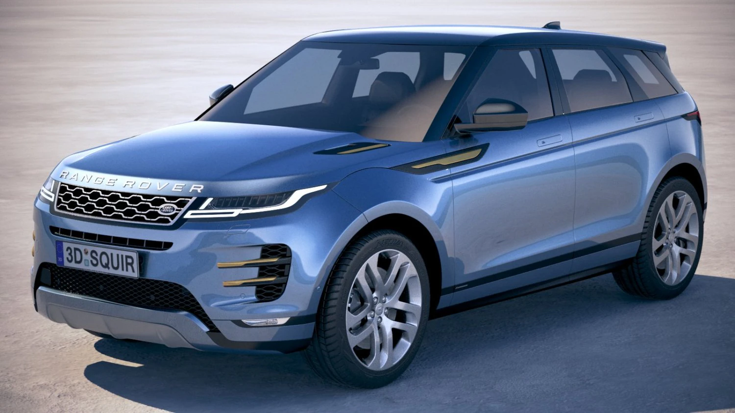 Land Rover Evoque R Dynamic 2020 3D Model .c4d .max .obj .3ds .fbx .stl .blend 