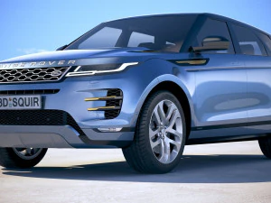 Land Rover Evoque R Dynamic 2020 3D Model