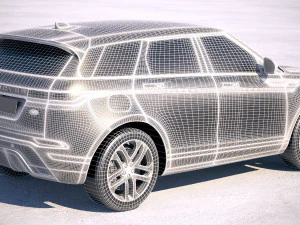 Land Rover Evoque R Dynamic 2020 3D Model