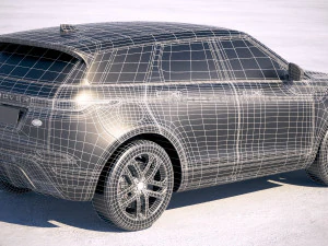 Land Rover Evoque R Dynamic 2020 3D Model