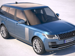 Land Rover Range Rover 2018 Modello 3D