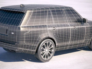 Land Rover Range Rover 2018 3D Model