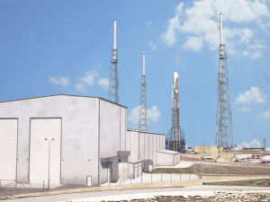 Launch Pad Complex 3D Model