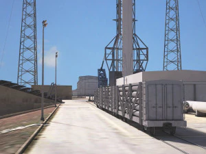 Launch Pad Complex 3D Model