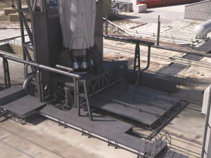 Launch Pad Complex 3D Model