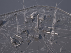 Launch Pad Complex Model 3D
