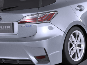 Lexus CT 200H 2016 vray Modelo 3D