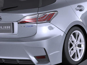 Lexus CT 200H 2016 vray 3D Model