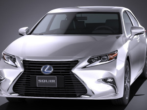 Lexus ES300H 2017 3D मॉडल