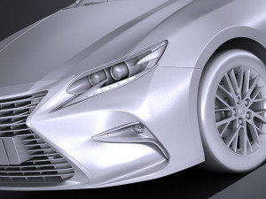 Lexus ES300H 2017 3D मॉडल