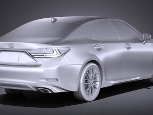 Lexus ES300H 2017 3D मॉडल
