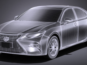 Lexus ES300H 2017 3D मॉडल