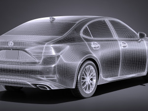 Lexus ES300H 2017 3D मॉडल