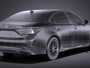 Lexus ES300H 2017 3D मॉडल