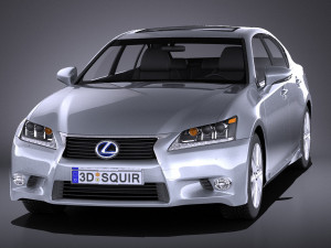 Lexus GS 300H 2015 vray 3D Model