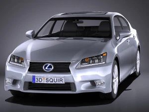 Lexus GS 300H 2015 vray 3D Model