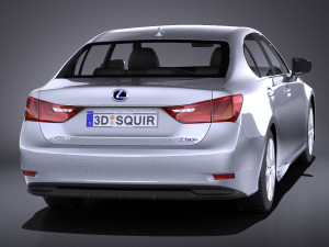 Lexus GS 300H 2015 vray 3D Model