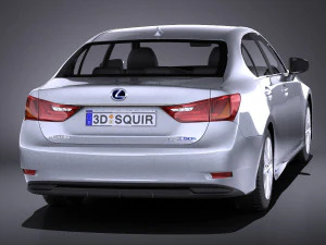 Lexus GS 300H 2015 vray 3D Model