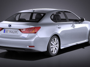 Lexus GS 300H 2015 vray 3D Model