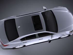 Lexus GS 300H 2015 vray 3D Model
