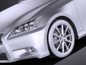 Lexus GS 300H 2015 vray 3D Model