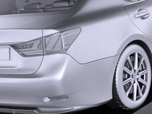 Lexus GS 300H 2015 vray 3D Model