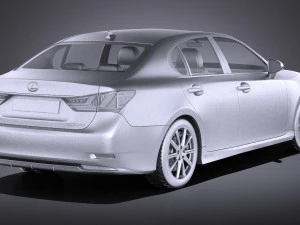 Lexus GS 300H 2015 vray 3D Model