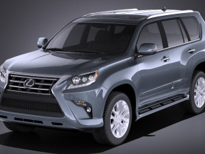 Lexus GX 460 2016 vray 3D Model