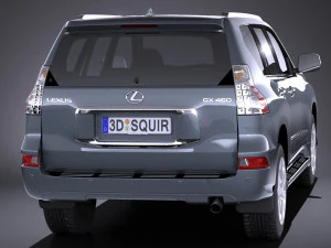 Lexus GX 460 2016 vray 3D Model