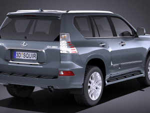 Lexus GX 460 2016 vray 3D Model