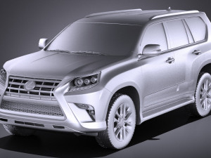 Lexus GX 460 2016 vray 3D Model