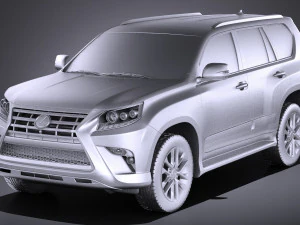 Lexus GX 460 2016 vray 3D Model