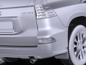 Lexus GX 460 2016 vray 3D Model