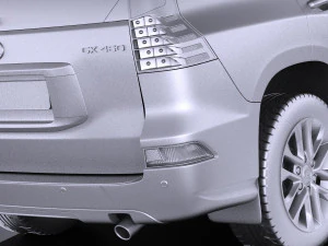 Lexus GX 460 2016 vray 3D Model