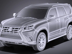 Lexus GX 460 2016 vray 3D Model
