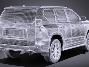 Lexus GX 460 2016 vray 3D Model