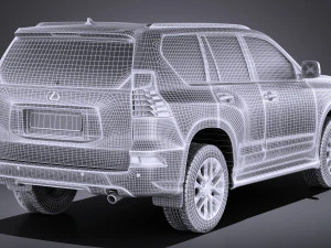 Lexus GX 460 2016 vray 3D Model