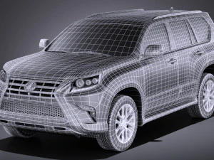 Lexus GX 460 2016 vray 3D Model