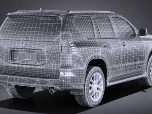 Lexus GX 460 2016 vray 3D Model