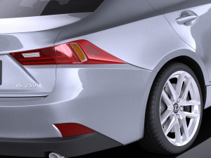 Lexus IS 2016 vray Modèle 3D