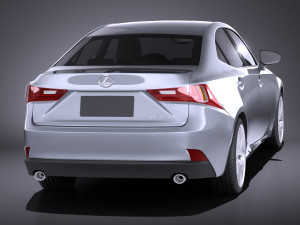 Lexus IS 2016 vray Modèle 3D