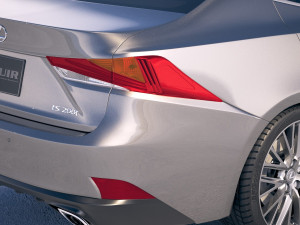 Lexus IS 2017 3D 모델