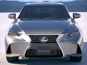 Lexus IS 2017 3D Model