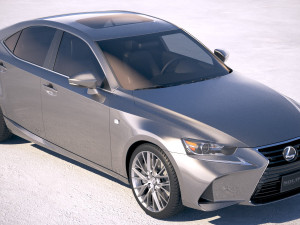 Lexus IS 2017 3D 모델